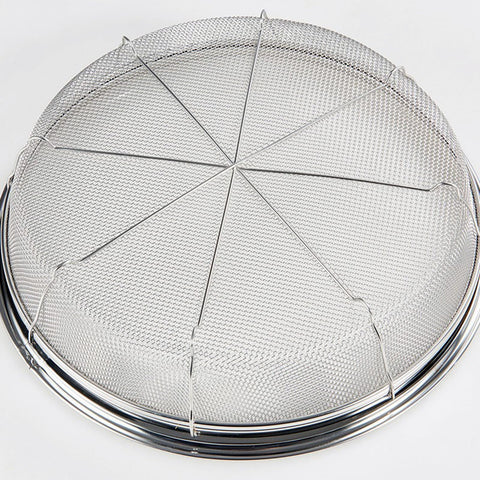 DOPMEP fine mesh strainer bowl pasta drain for efficient cooking cleanup