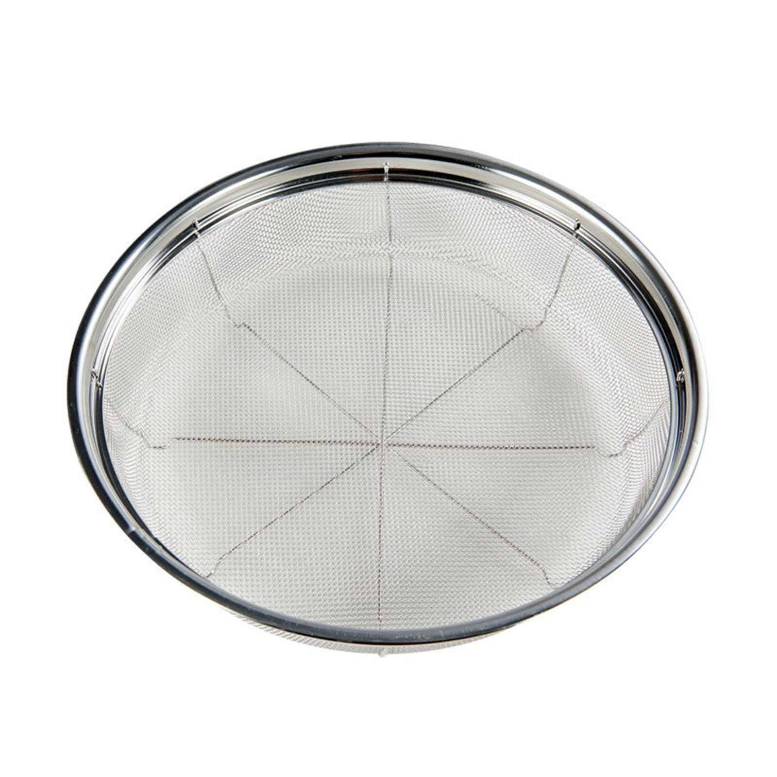DOPMEP fine mesh strainer bowl pour, quick and clean draining for pasta and vegetables
