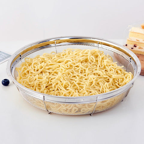 DOPMEP fine mesh strainer bowl stackable design saves kitchen space