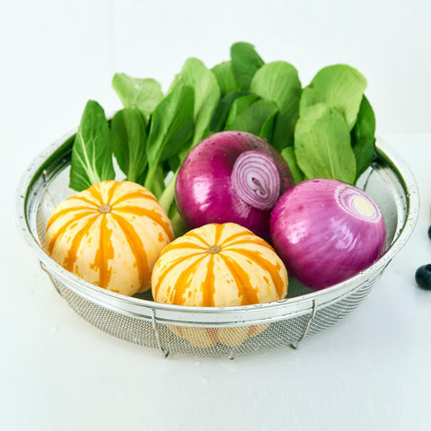 DOPMEP fine mesh strainer bowl stainless steel detail highlights durability