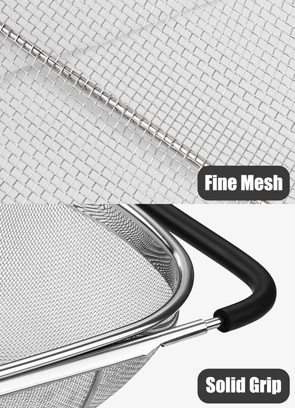 DOPMEP large 13x9 inch basket colander for big batches
