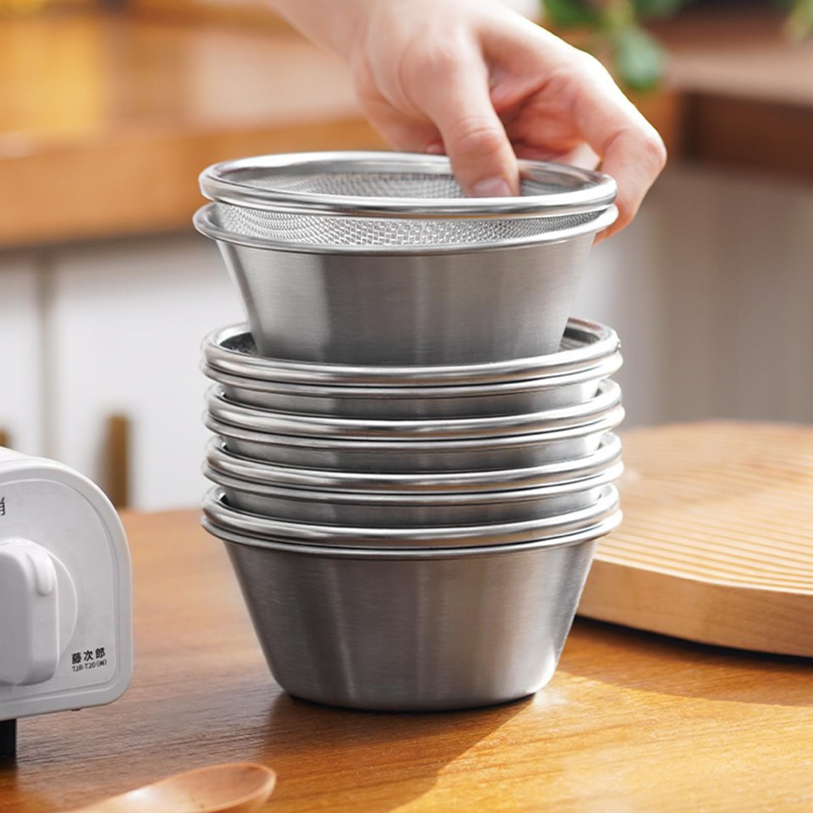 DOPMEP Compact berry rinse set fits small kitchens
