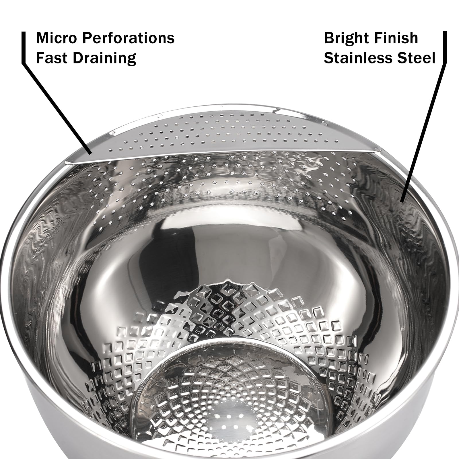 DOPMEP microporous washing bowl with matte finish for easy cleaning