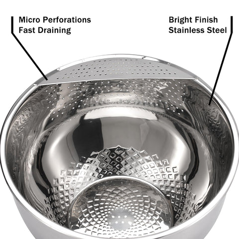 DOPMEP microporous washing bowl with matte finish for easy cleaning