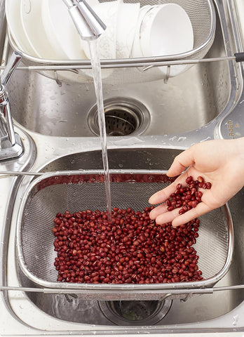 DOPMEP versatile kitchen colander for rinsing and draining