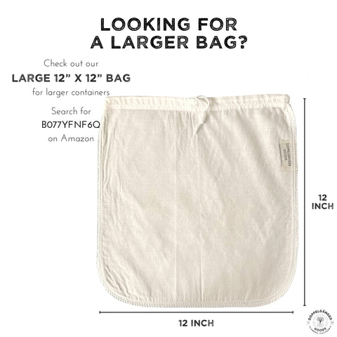 Doppeltree 8x12 bag used with Toddy systems and carafes.