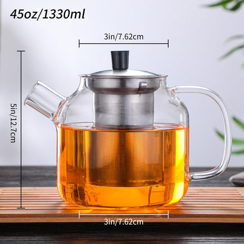 DOPUDO removable stainless steel infuser for clean brewing