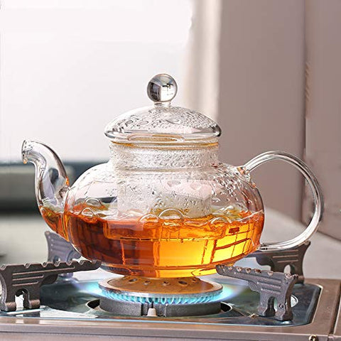 DOPUDO teapot wide base heats evenly for multiple cups