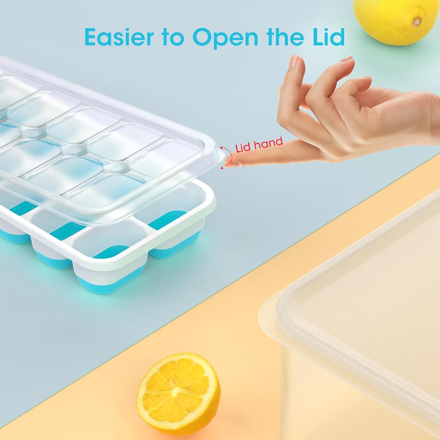 DOQAUS dishwasher-safe ice trays simplify cleanup after use.