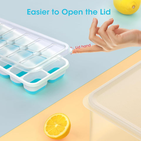DOQAUS dishwasher-safe ice trays simplify cleanup after use.
