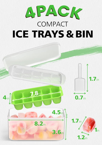 DOQAUS easy-pop-out ice cubes for fast coffee and drinks.