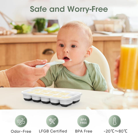 DOQAUS stackable freezer trays save space in compact kitchens and RVs.
