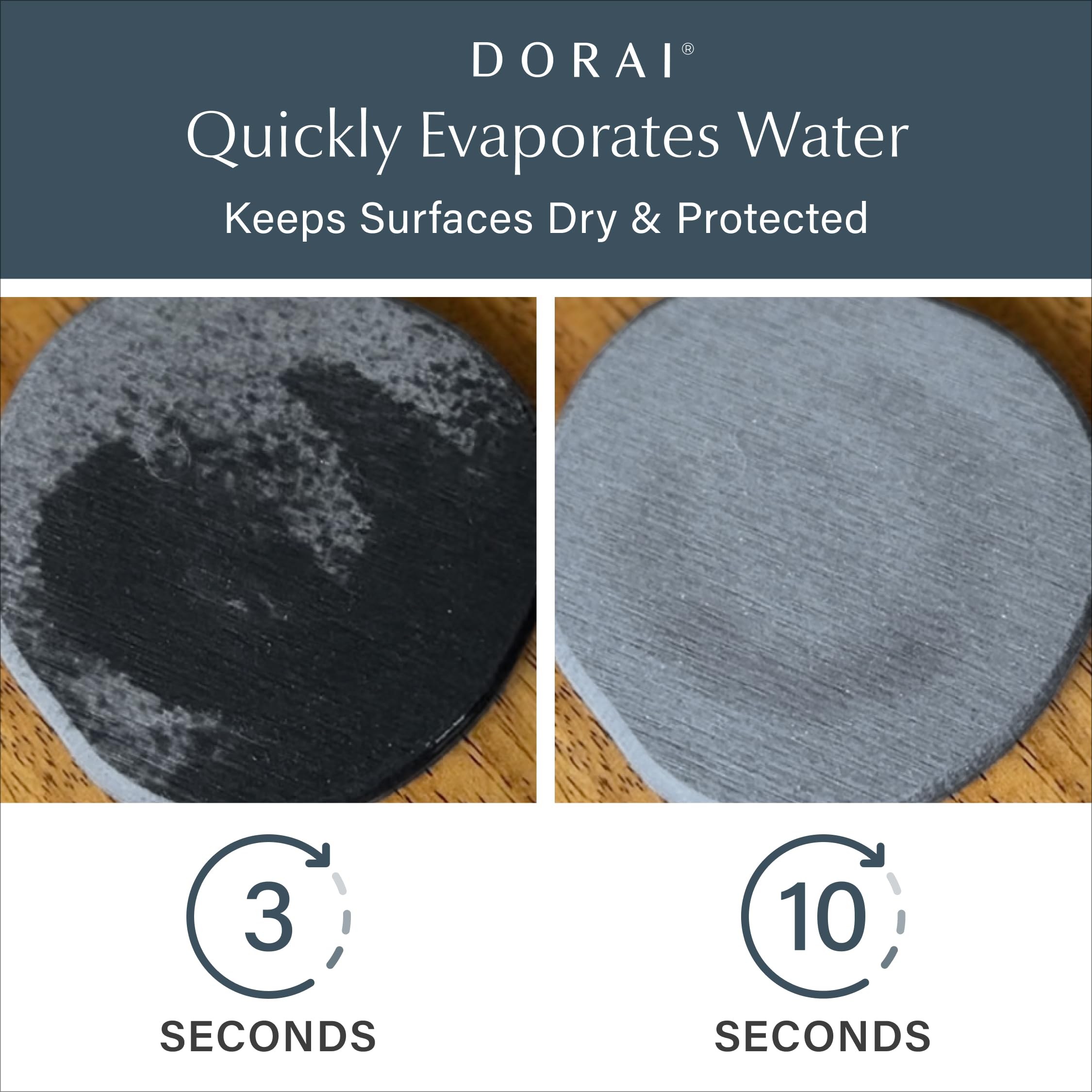 Dorai Home Stone Coaster sandstone pack four absorbs moisture quickly