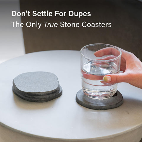 Dorai sandstone coaster daily use with hot or cold drinks
