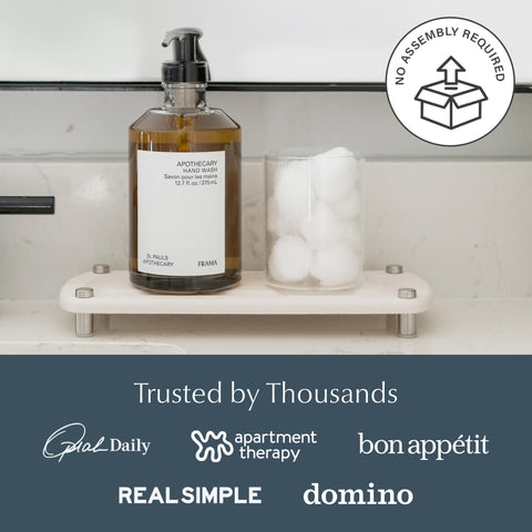 Dorai Sink Caddy fast-drying design minimizes moisture and odors.