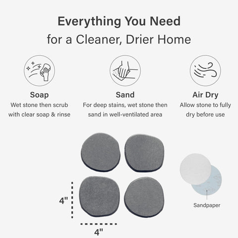 Dorai stone coaster care guide included for long-lasting look