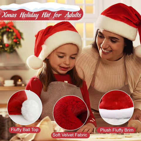DORBOKER Santa hat adds playful holiday style