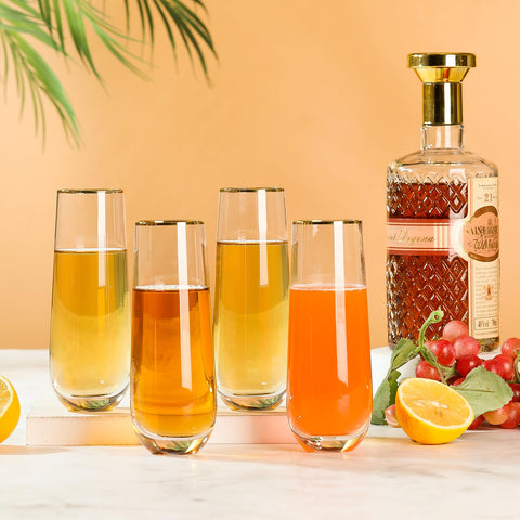 DORELINA gift-ready flutes, perfect wedding present for newlyweds.