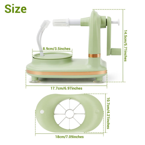 Dormercy Apple Corer/Slicer creates eight wedges quickly