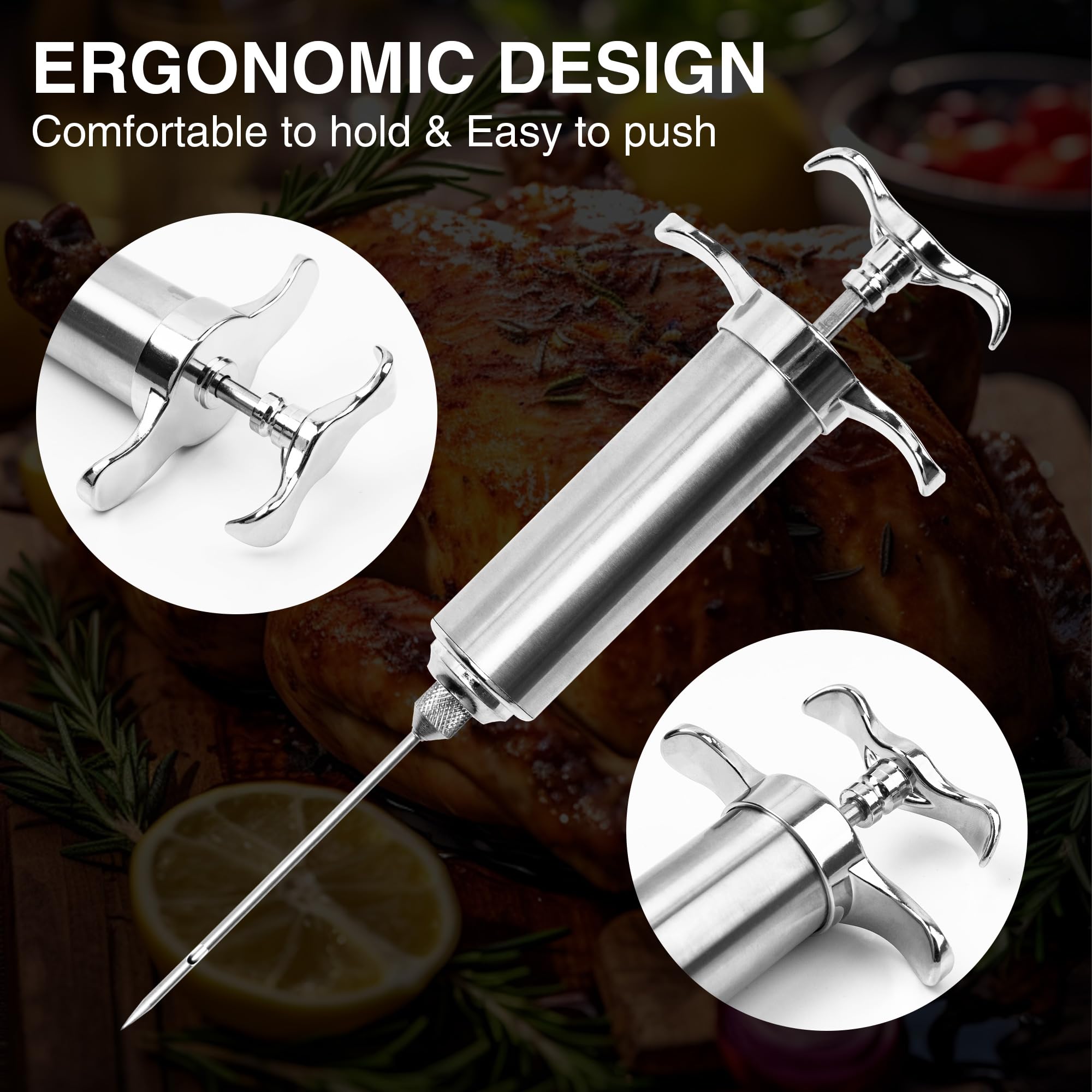 Dormercy syringe with detachable parts for effortless cleaning.