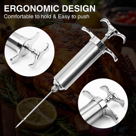 Dormercy syringe with detachable parts for effortless cleaning.