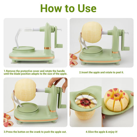 Dormercy Stainless steel blades provide smooth peeling