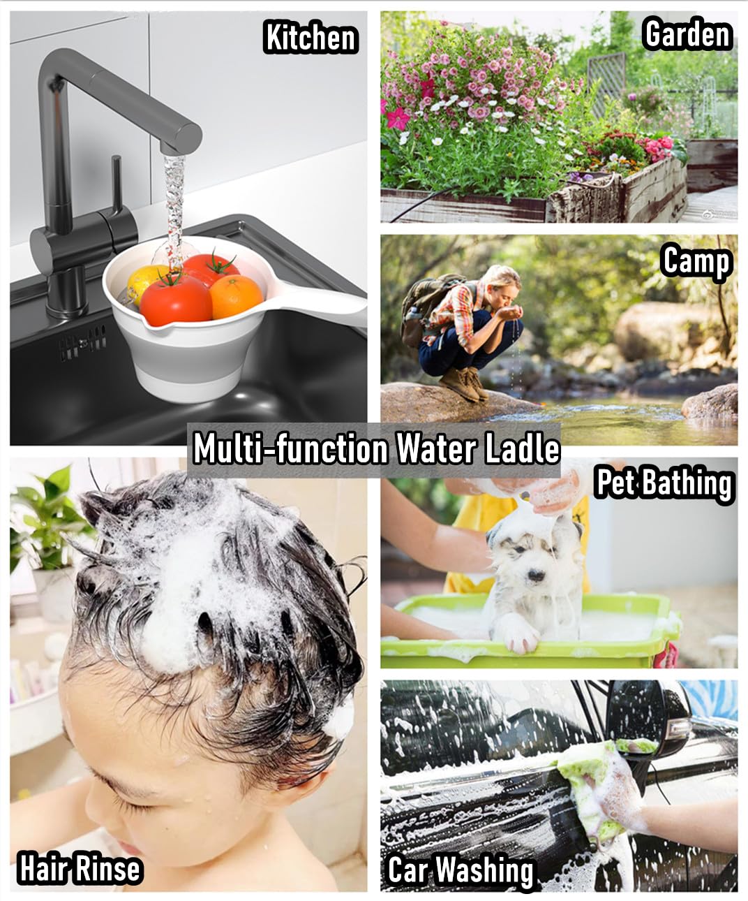 DoroSun pet bath rinse mug designed for quick outdoor cleanup.