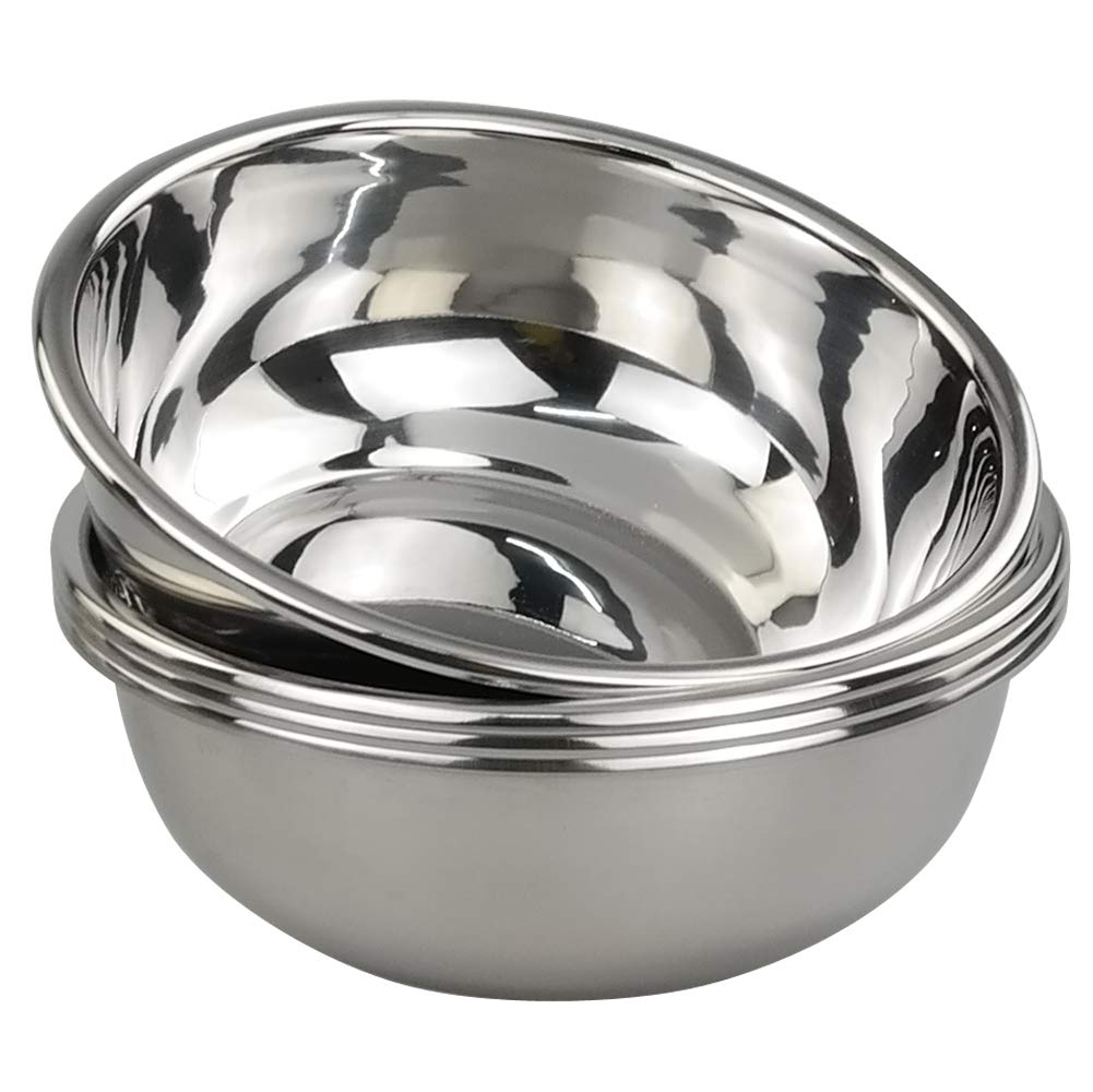 Doryh nesting bowls set of four, top view, ideal for organized meal prep.