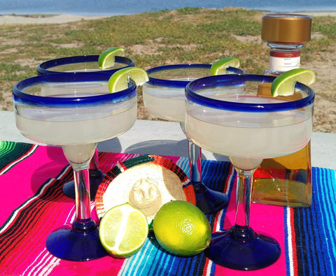 Dos Sueños lead-free, dishwasher-safe margarita glass for everyday use