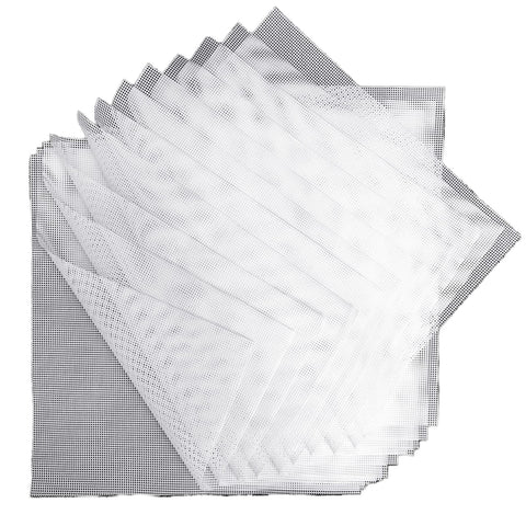 DOSTK 12pc silicone dehydrator sheets for 14x14 trays with non-stick surface for easy drying
