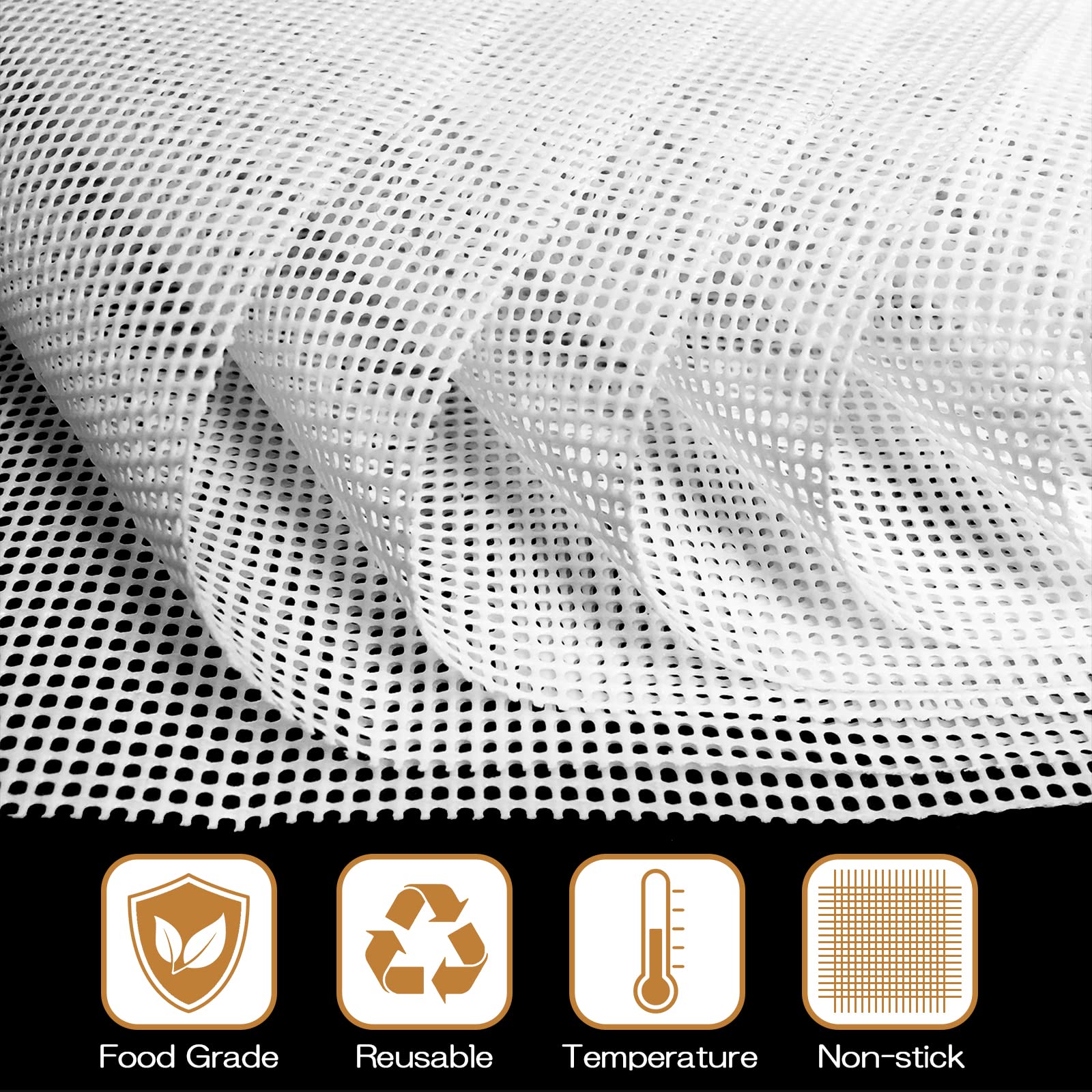 DOSTK 1x1mm mesh sheets promote airflow for even drying