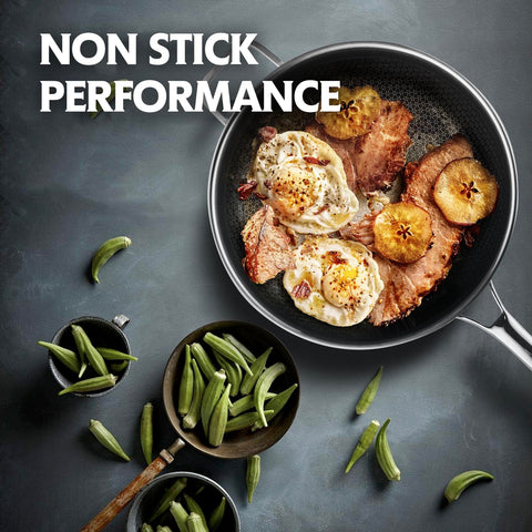 DOTCLAD 12-inch skillet with lid offering even heat for braising and stir-fry.