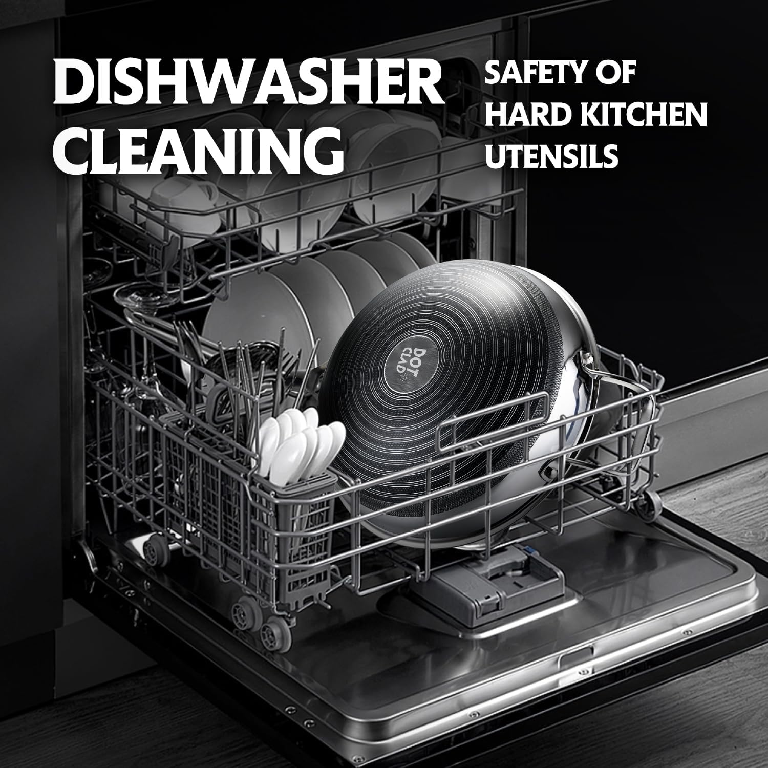 DOTCLAD dishwasher-safe cookware simplifies cleanup after meals.