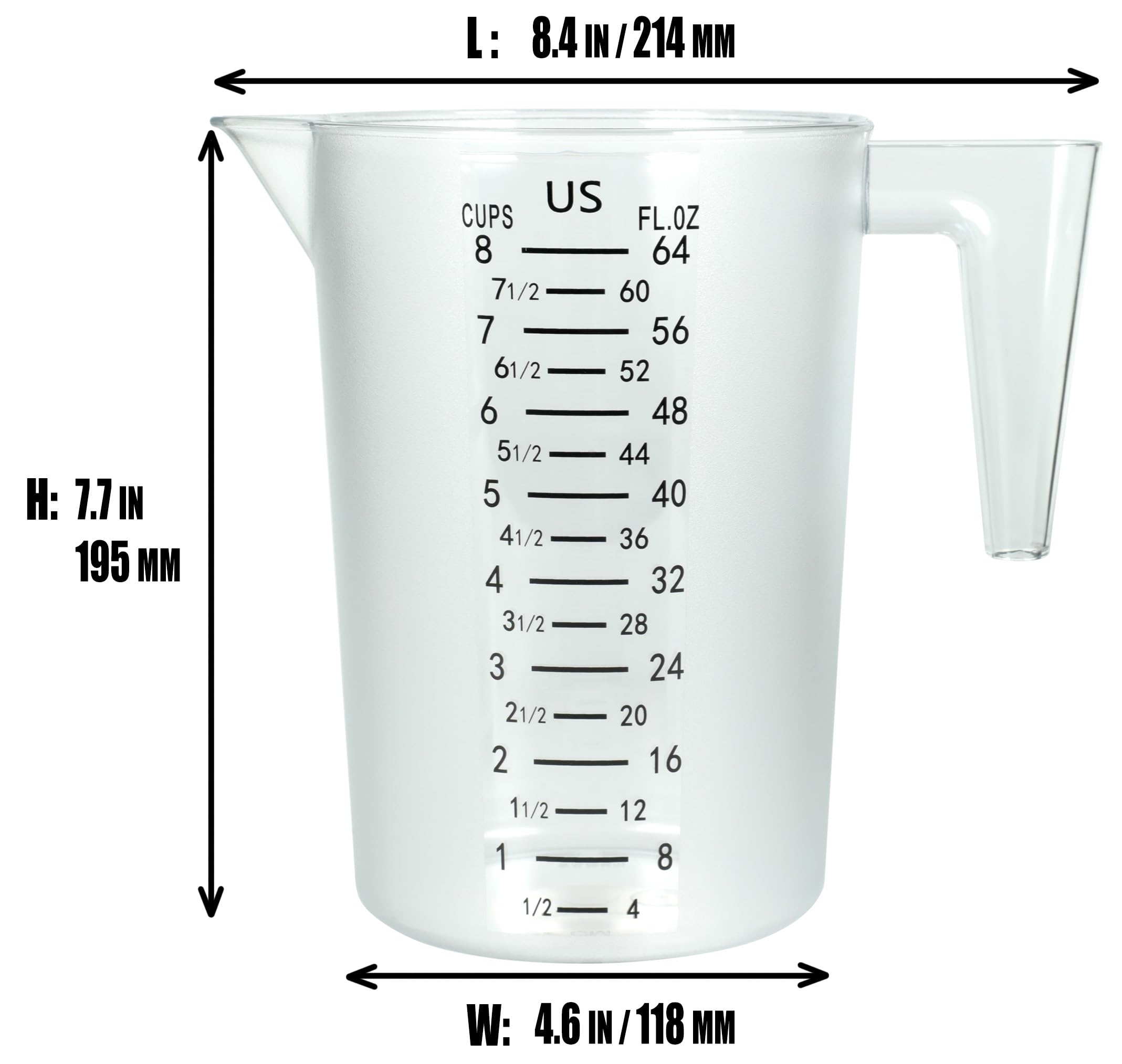 Dotinghux large pour spout helps prevent spills during kitchen tasks
