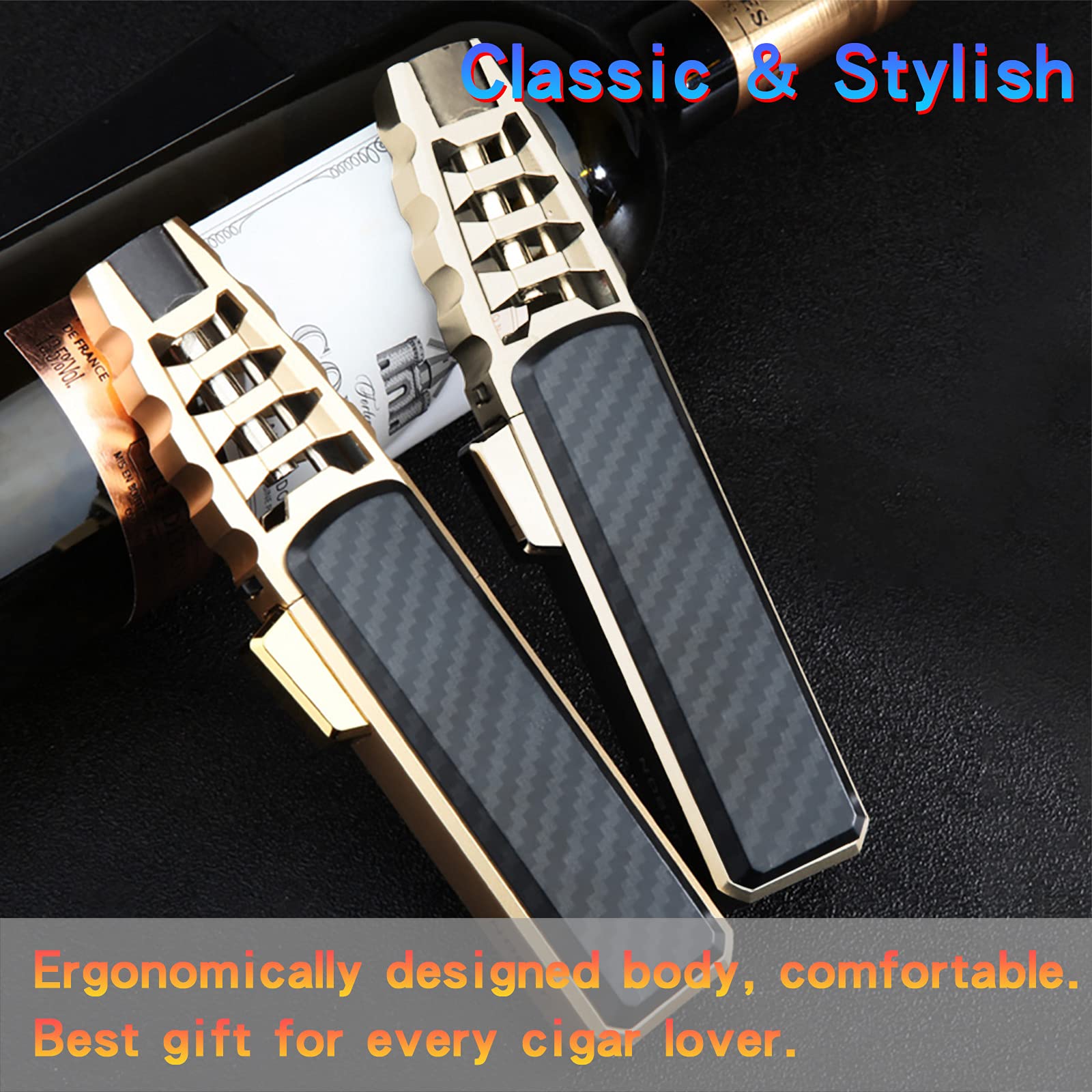 DOUBFIVSY multipurpose torch lighter ideal for candles, grilling, camping, and indoors