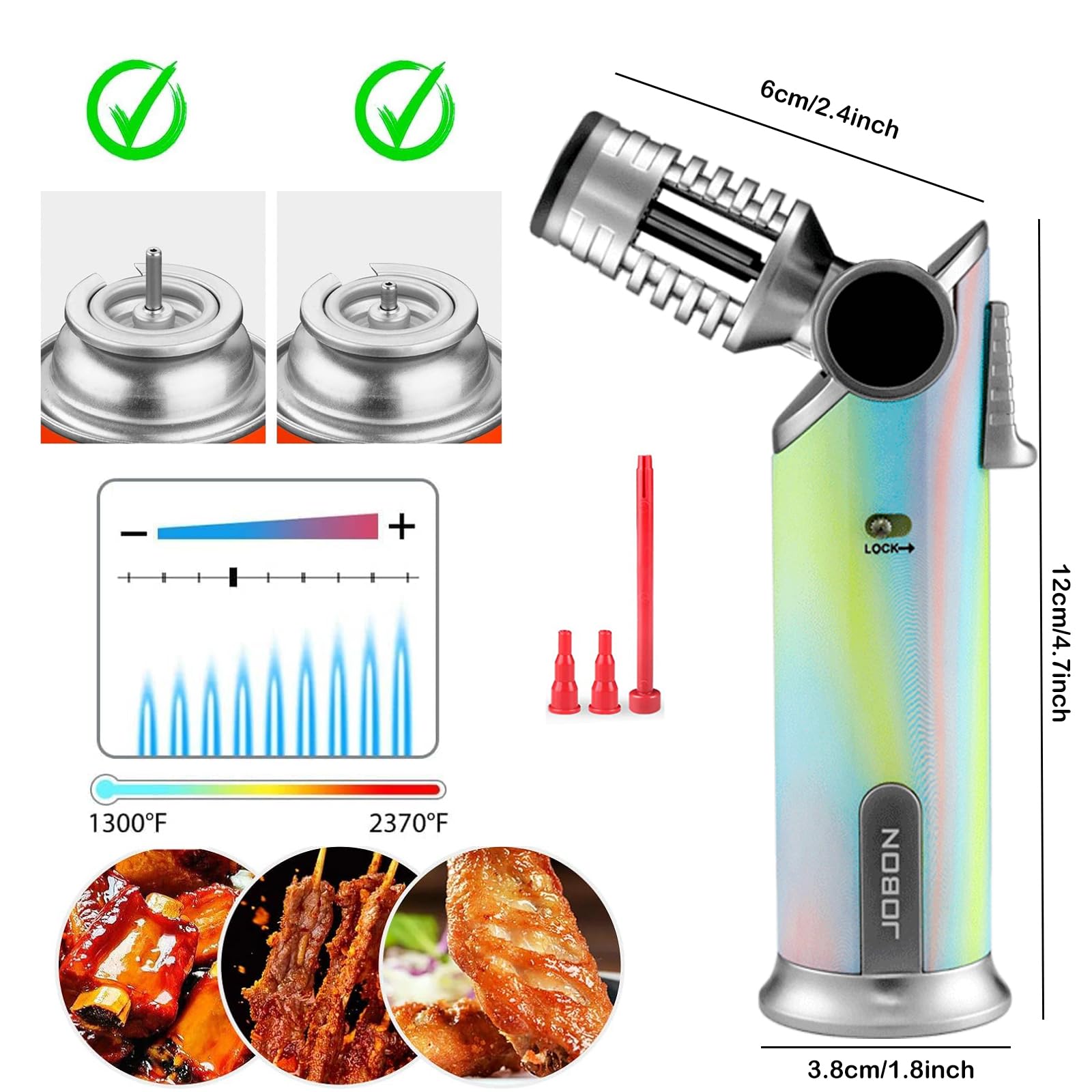 DOUBFIVSY compact torch suitable for camping and outdoor lighting
