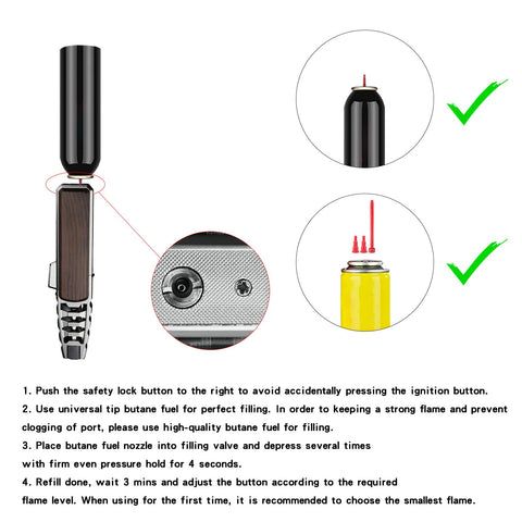 DOUBFIVSY safety lock prevents accidental ignition during casual cooking