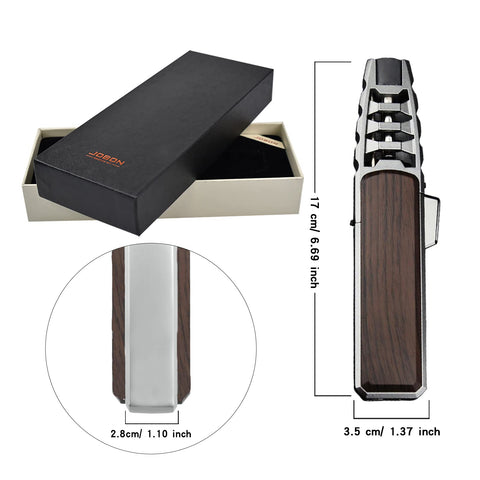 DOUBFIVSY windproof turbo jet flame delivers reliable ignition outdoors