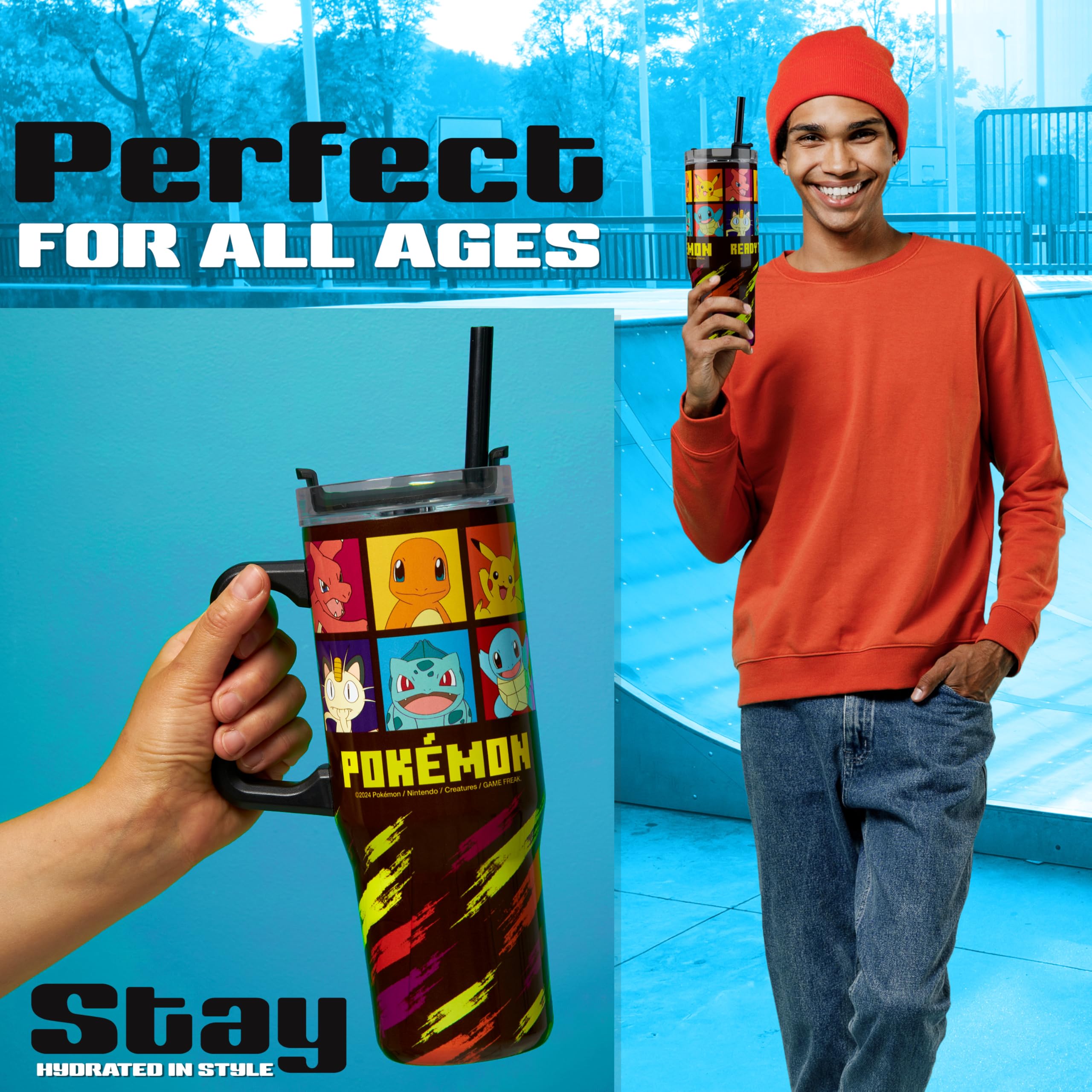 Double-wall insulation keeps drinks at the right temperature longer