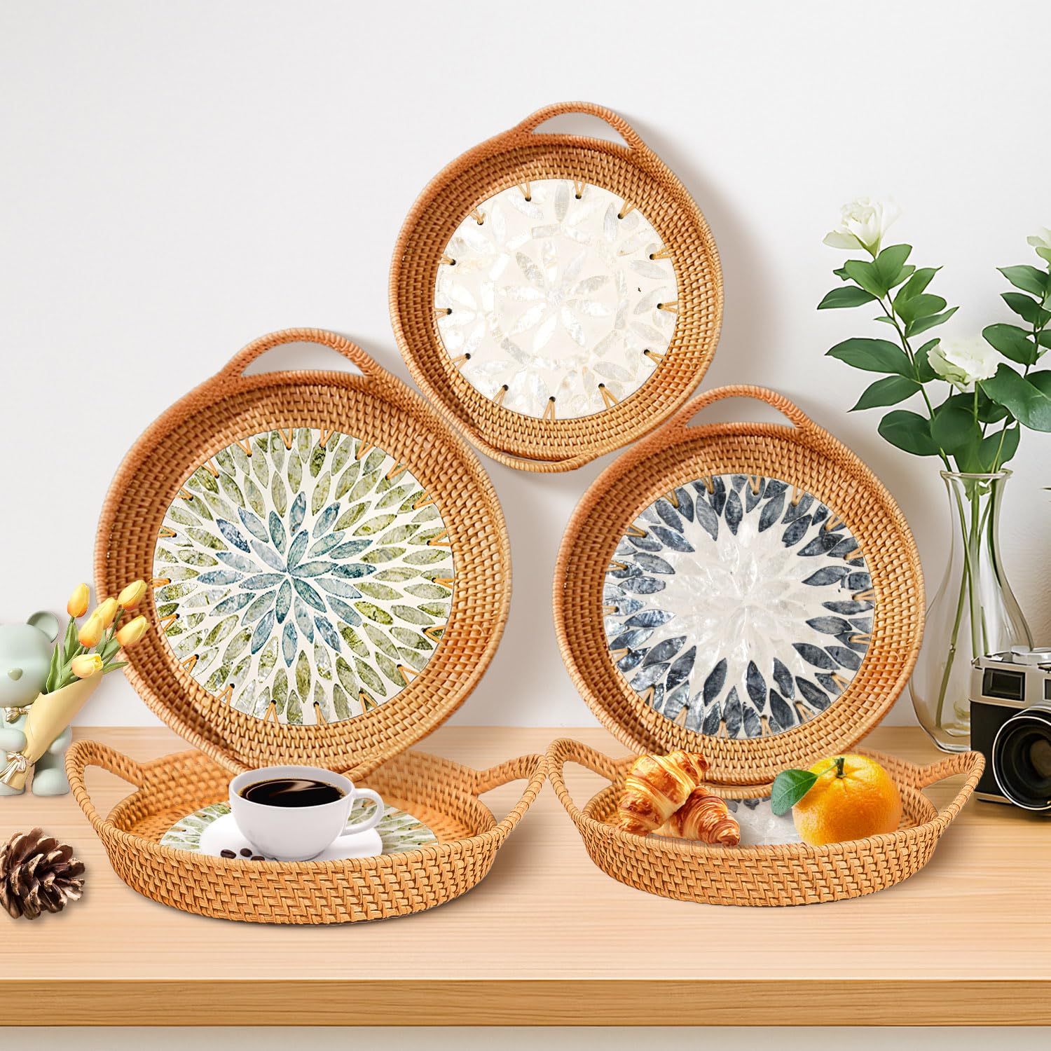 Double Gift holiday entertaining tray supports safe, stylish serving.