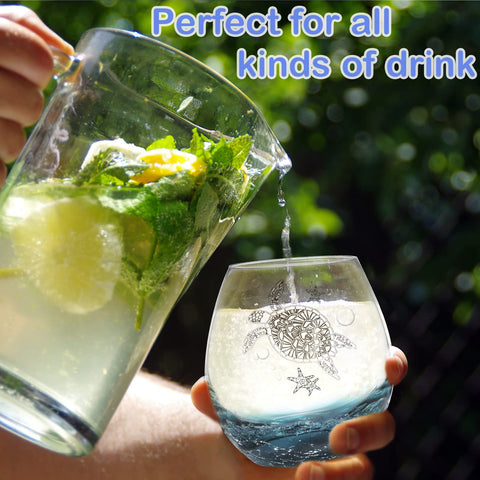 DOUDIZHU 19 oz capacity fits standard pours for spirits or juice.