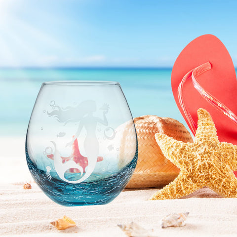 DOUDIZHU gift-ready glass ideal for mermaid fans on special occasions