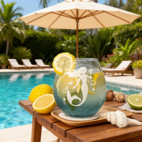 DOUDIZHU Mermaid Party Supplies glass adds magic to celebrations