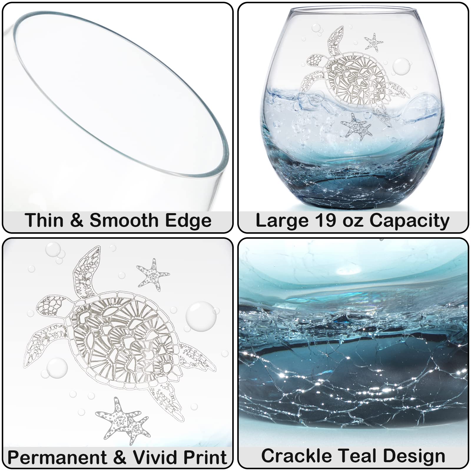 DOUDIZHU unique teal-toned design enhances ocean-loving gift aesthetic.