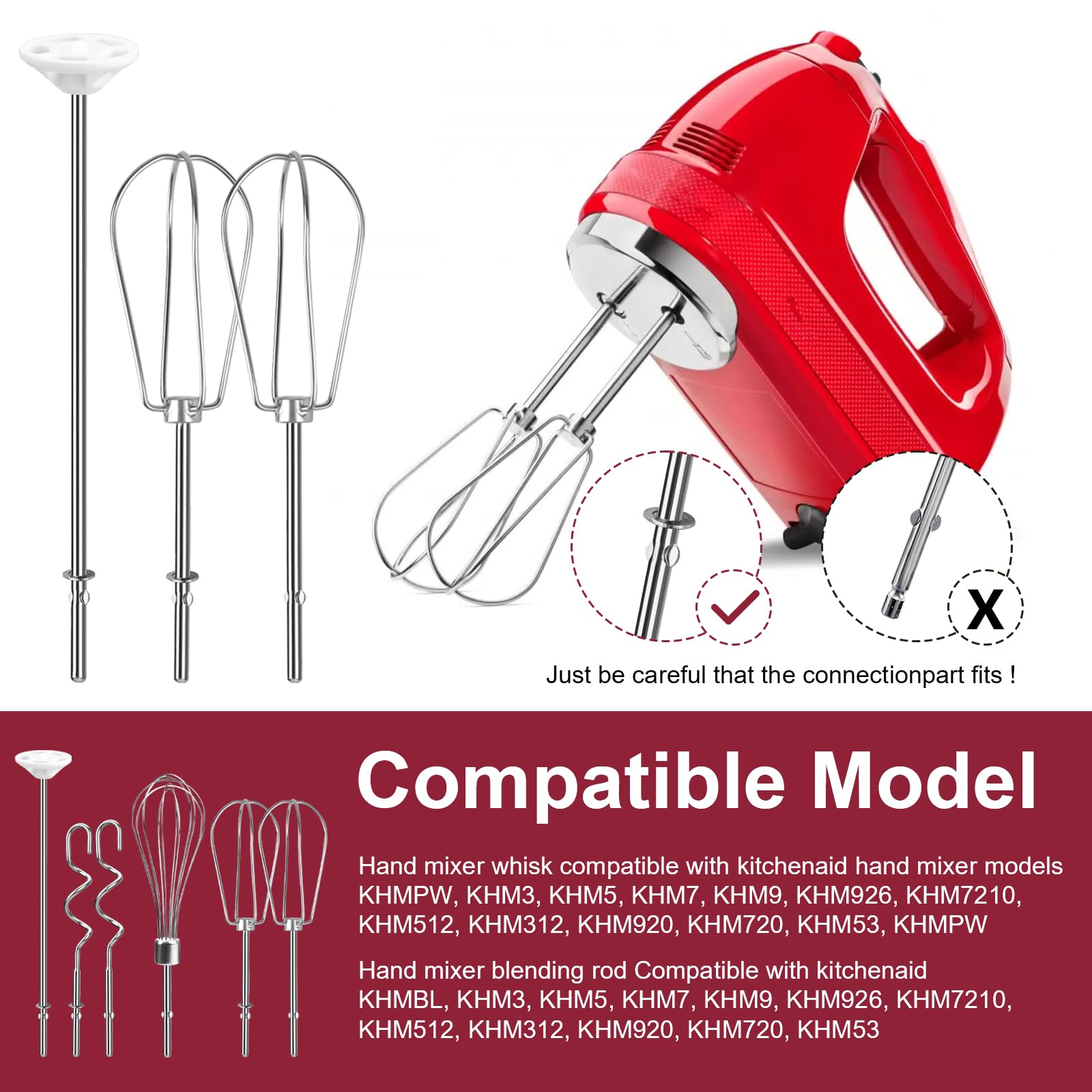 Doufuhua dough hook; supports gluten development for bread and pizza dough.