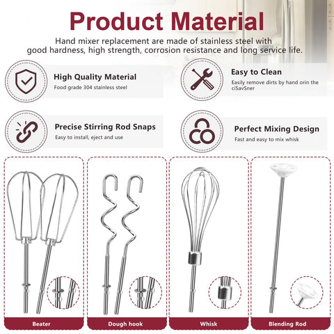 Doufuhua left turbo beater for KitchenAid; robust mixing for batters and creams.