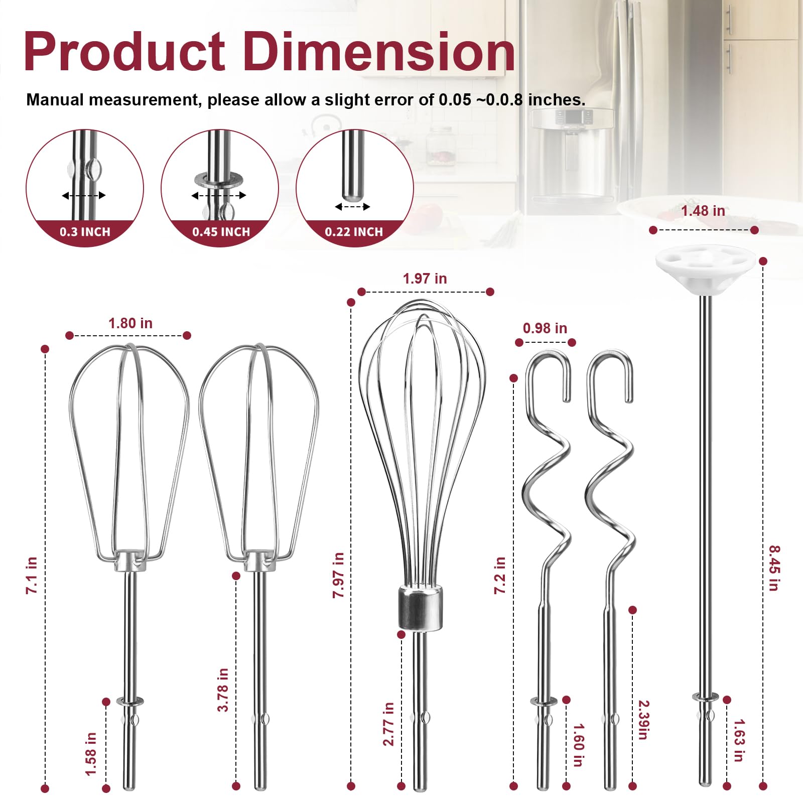Doufuhua whisk attachment for KitchenAid; perfect for whipping cream and meringues.