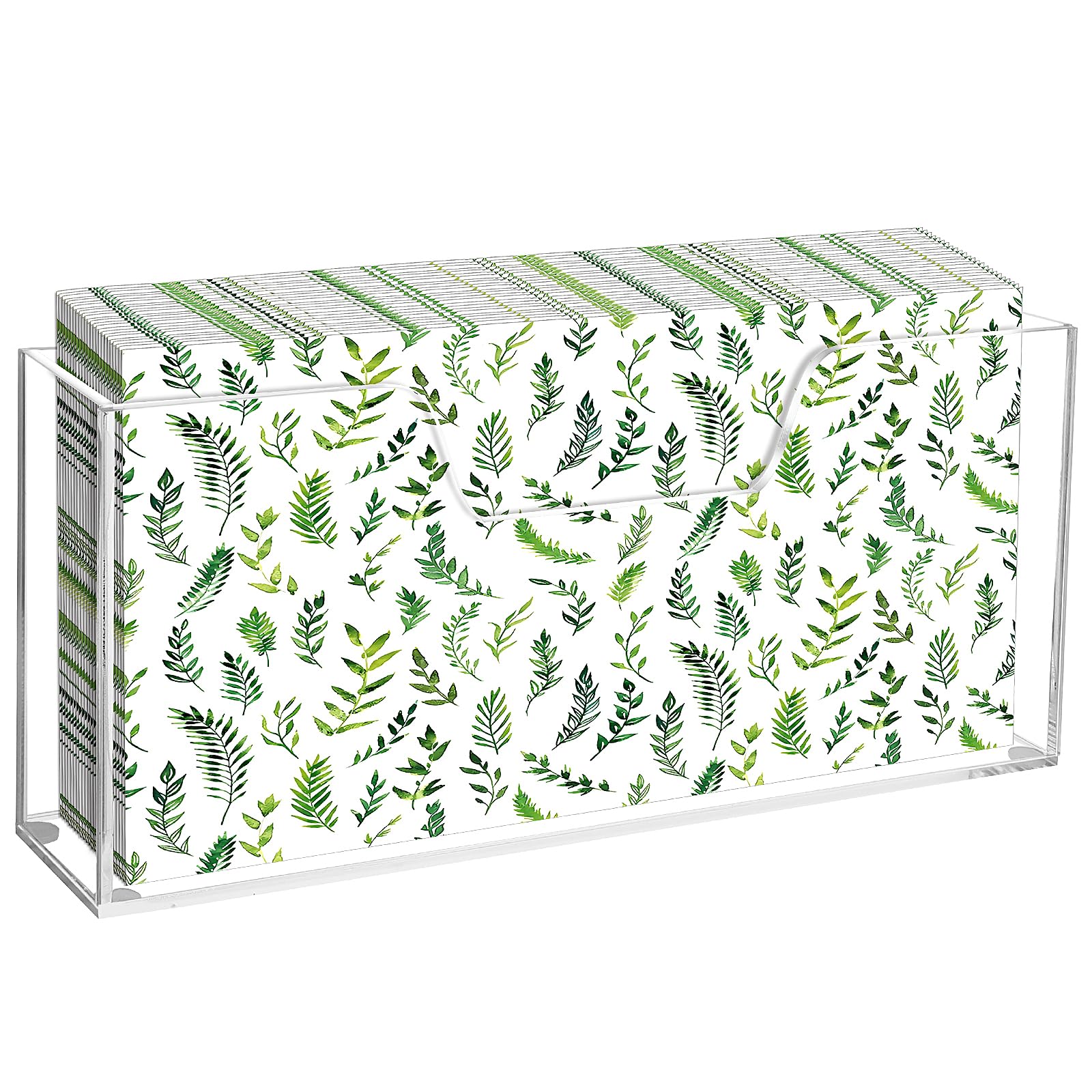 Douildhaiy clear acrylic napkin holder for vertical table display