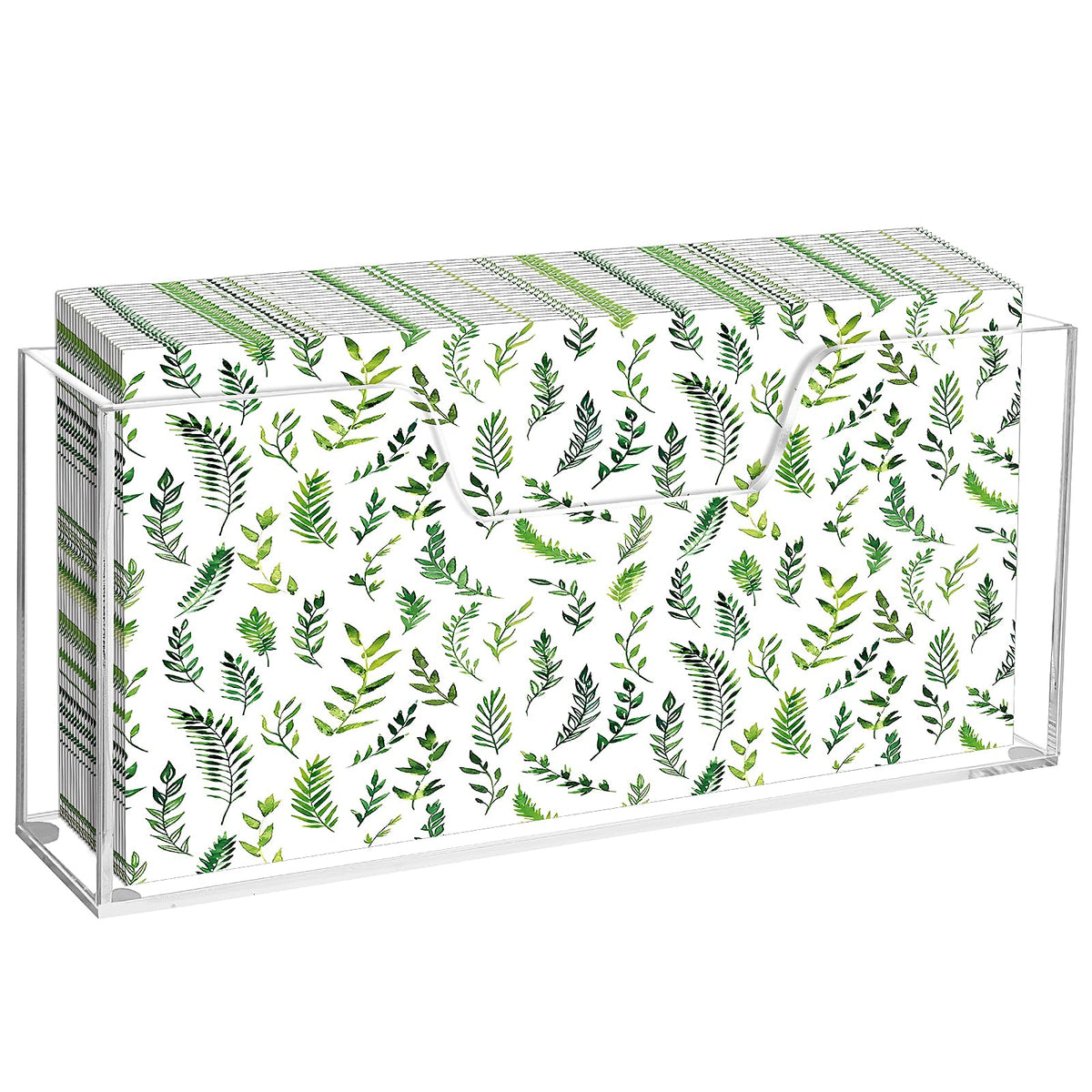Douildhaiy clear acrylic napkin holder for vertical table display