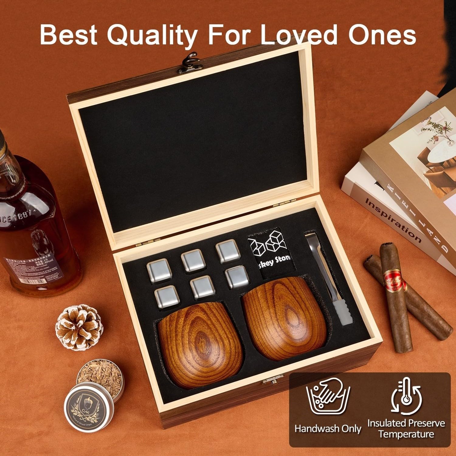 DouMmantn carrying bag for easy transport of the glass set.